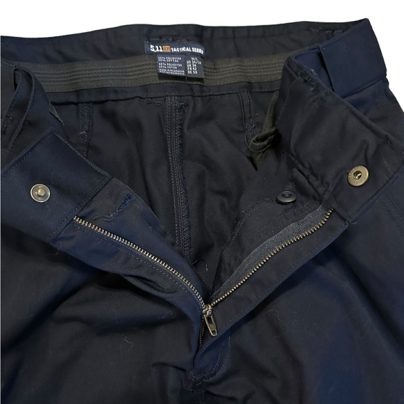 5.11 Tactical Series men’s heavy duty navy blue cargo tactical pants sz 34 x 34 - Picture 6 of 9